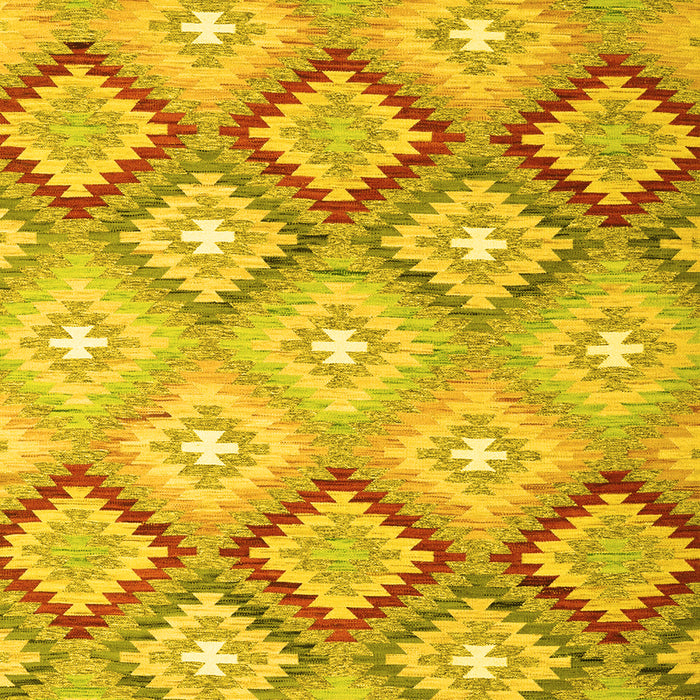 Southwestern Yellow Country Rug, con2064yw