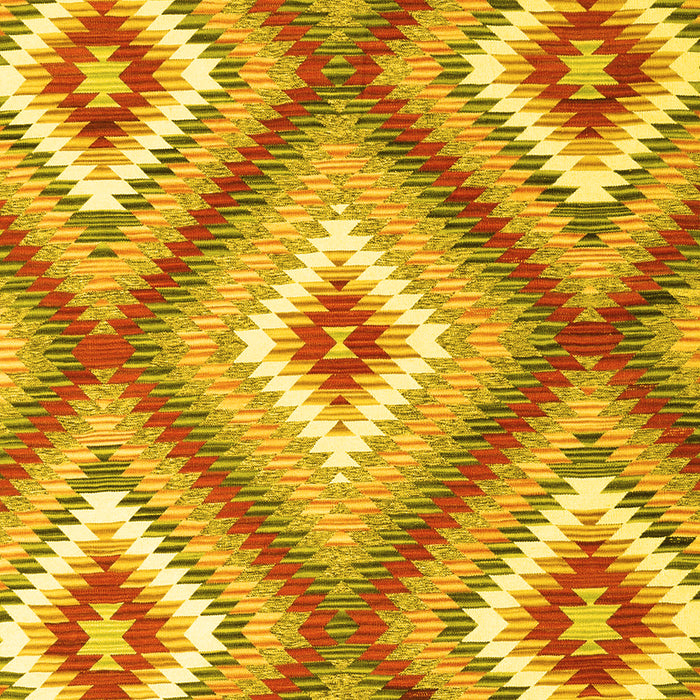 Southwestern Yellow Country Rug, con2065yw
