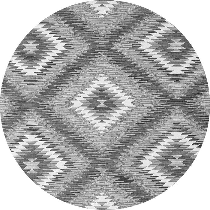 Machine Washable Southwestern Gray Country Rug, wshcon2065gry