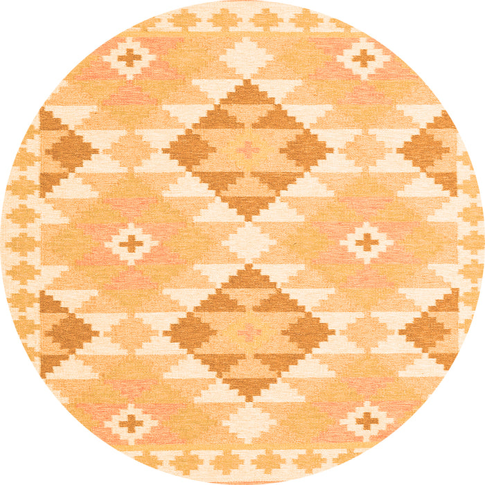 Machine Washable Southwestern Orange Country Area Rugs, wshcon2066org