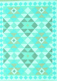 Southwestern Turquoise Country Rug, con2066turq