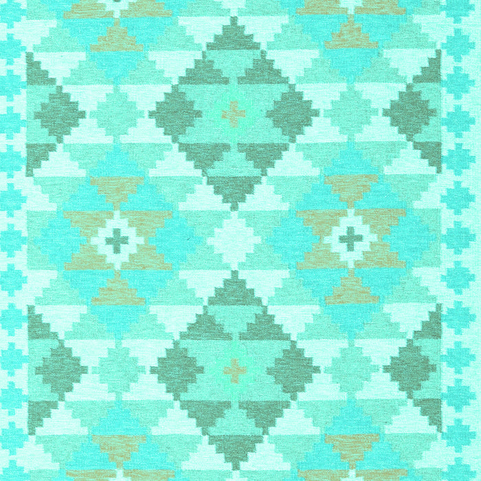 Southwestern Turquoise Country Rug, con2066turq