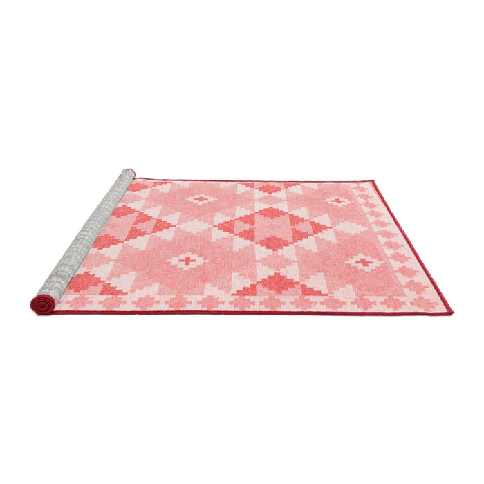 Country Red Washable Rugs
