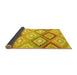 Sideview of Southwestern Yellow Country Rug, con2067yw