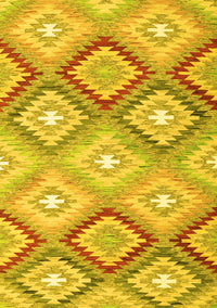 Southwestern Yellow Country Rug, con2067yw