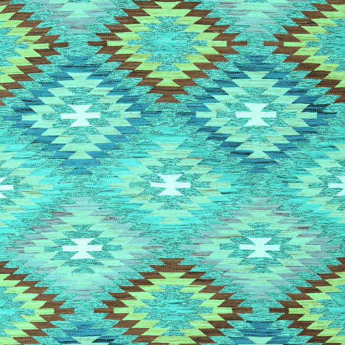 Southwestern Turquoise Country Rug, con2067turq