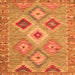 Serging Thickness of Southwestern Orange Country Rug, con2068org