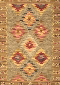 Southwestern Brown Country Rug, con2068brn