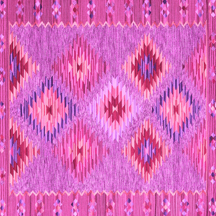 Square Southwestern Pink Country Rug, con2068pnk