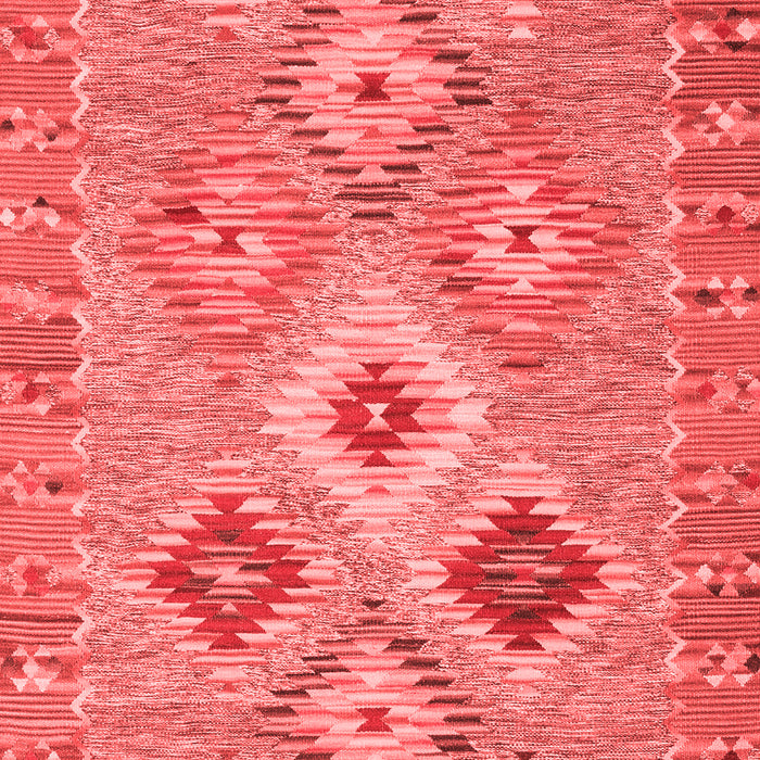 Machine Washable Southwestern Red Country Rug, wshcon2068red