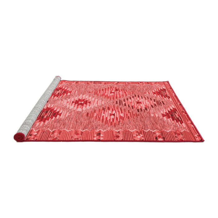 Country Red Washable Rugs