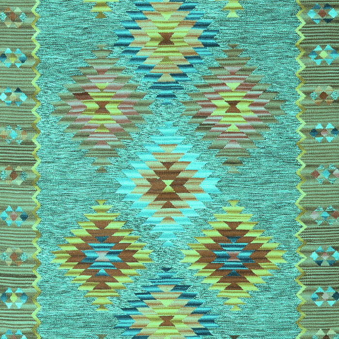 Southwestern Turquoise Country Rug, con2068turq