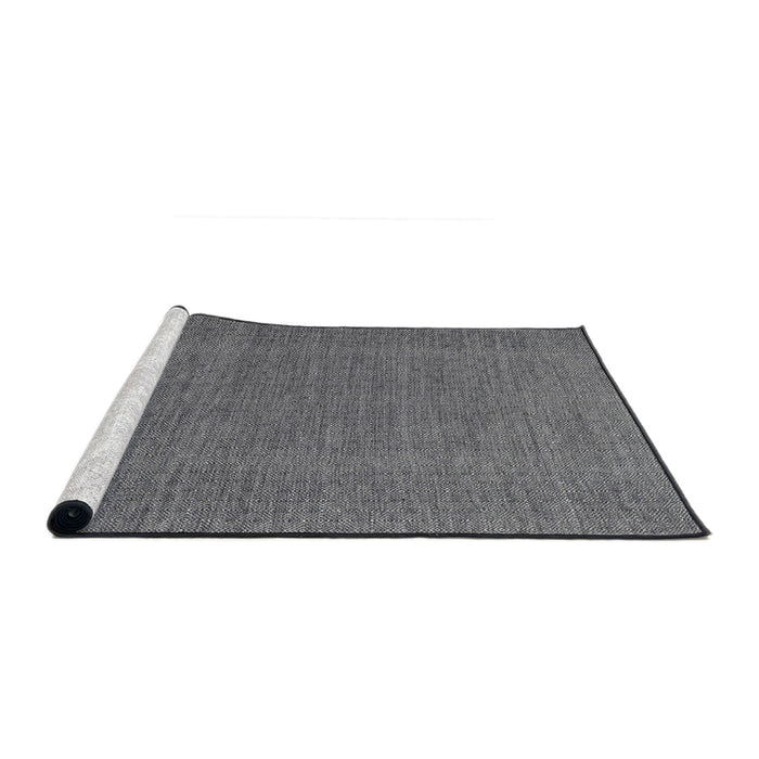 Serging Thickness of Machine Washable Contemporary Dark Gray Rug, wshcon2069