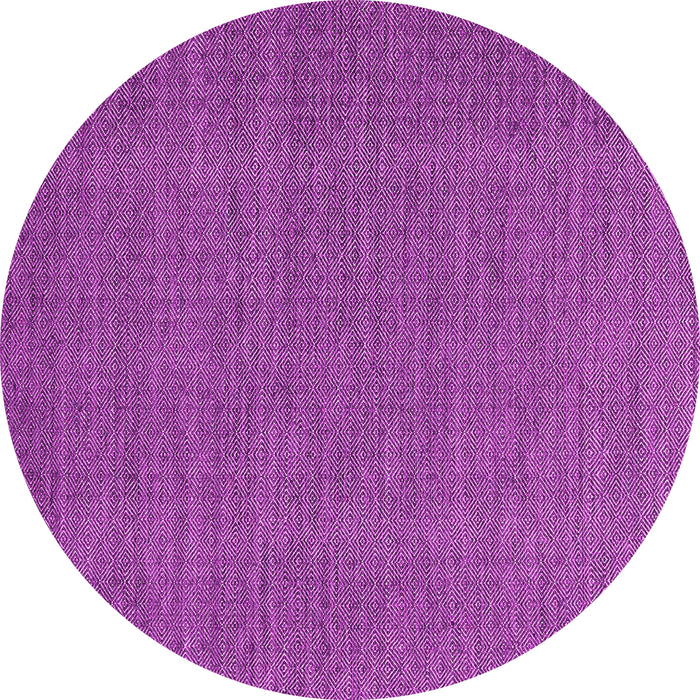 Round Abstract Pink Contemporary Rug, con2069pnk