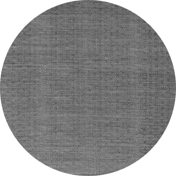 Square Abstract Gray Contemporary Rug, con2069gry
