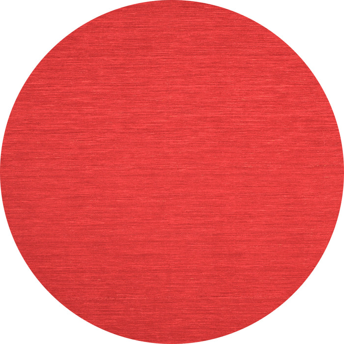 Square Abstract Orange Contemporary Rug, con206org