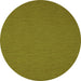 Square Abstract Green Contemporary Rug, con206grn