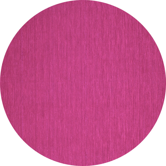 Round Machine Washable Abstract Purple Contemporary Area Rugs, wshcon206pur