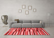 Contemporary Red Washable Rugs