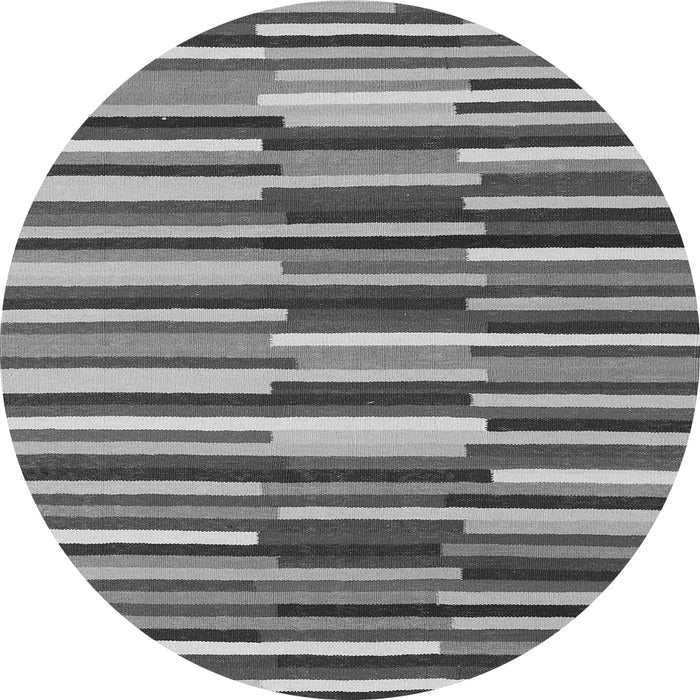 Square Abstract Gray Contemporary Rug, con2070gry