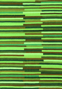 Abstract Green Contemporary Rug, con2070grn