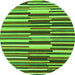 Machine Washable Abstract Green Contemporary Area Rugs, wshcon2070grn