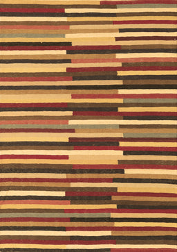 Abstract Brown Contemporary Rug, con2070brn