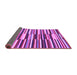 Sideview of Abstract Purple Contemporary Rug, con2070pur