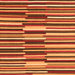 Serging Thickness of Abstract Orange Contemporary Rug, con2070org