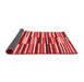 Abstract Red Contemporary Area Rugs