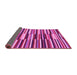 Sideview of Abstract Pink Contemporary Rug, con2070pnk