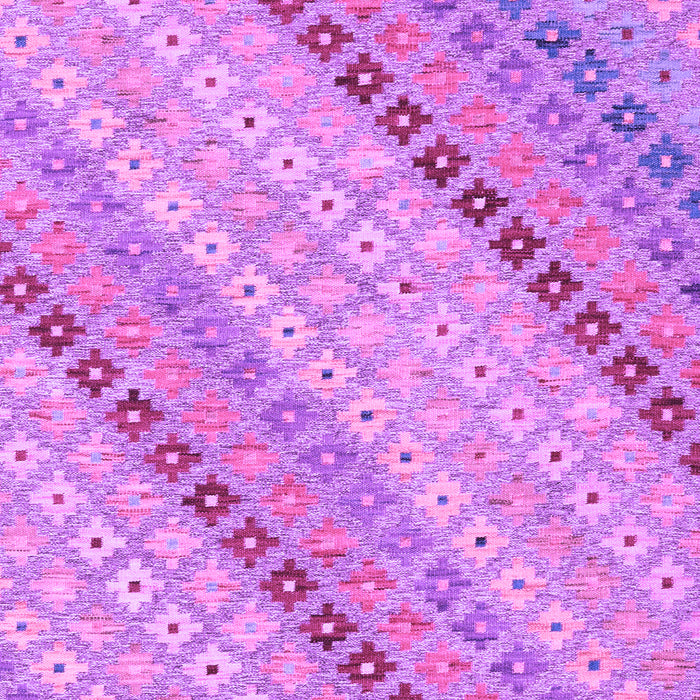 Machine Washable Southwestern Purple Country Area Rugs, wshcon2071pur