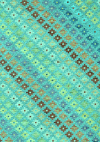 Southwestern Turquoise Country Rug, con2071turq