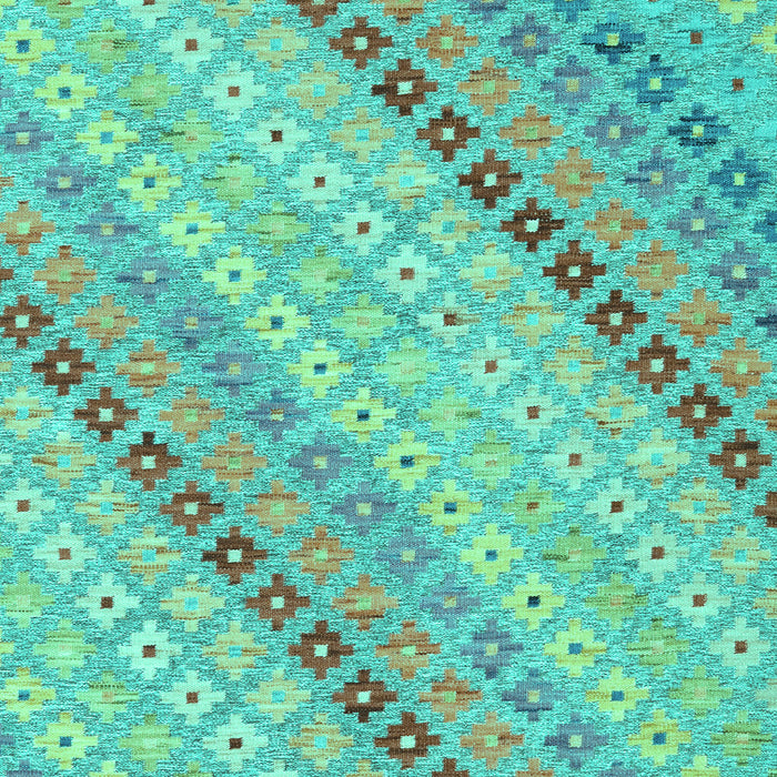 Southwestern Turquoise Country Rug, con2071turq