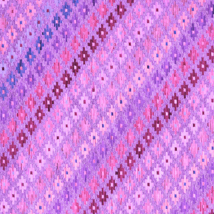 Square Southwestern Purple Country Rug, con2071pur