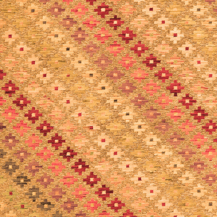 Serging Thickness of Machine Washable Southwestern Orange Country Area Rugs, wshcon2071org