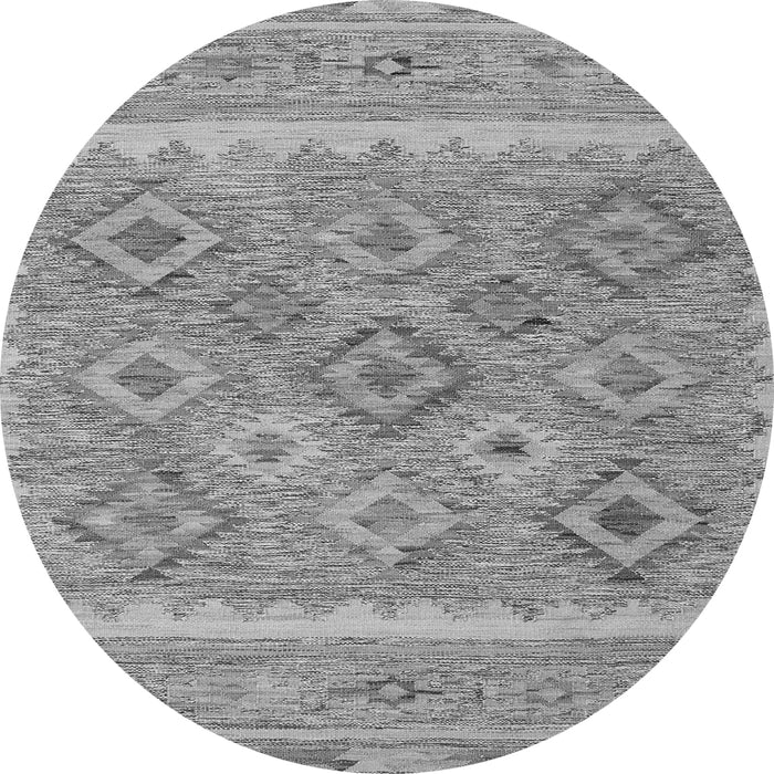Machine Washable Southwestern Gray Country Rug, wshcon2072gry