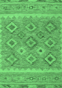 Southwestern Emerald Green Country Rug, con2072emgrn