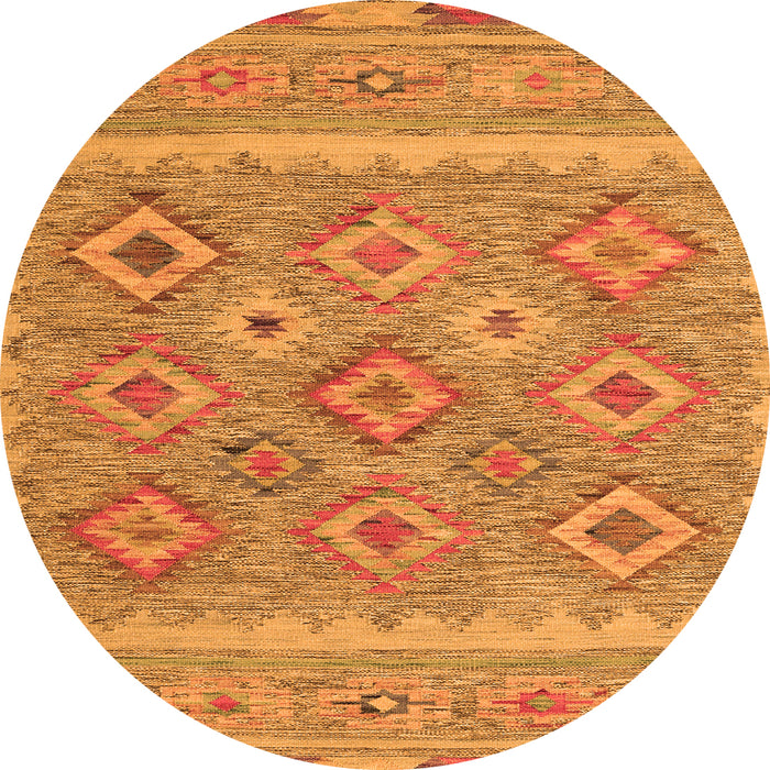 Machine Washable Southwestern Orange Country Area Rugs, wshcon2072org