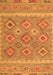 Serging Thickness of Machine Washable Southwestern Orange Country Area Rugs, wshcon2072org