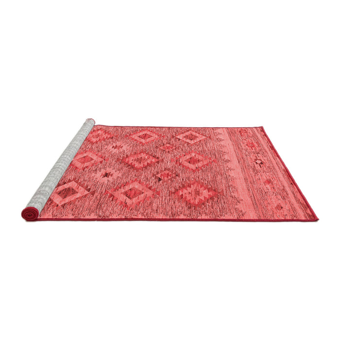 Country Red Washable Rugs