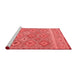 Country Red Washable Rugs