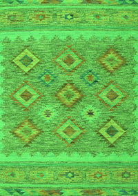 Southwestern Green Country Rug, con2072grn