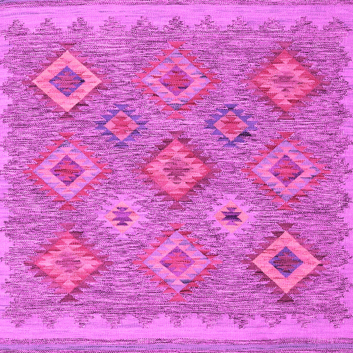 Machine Washable Southwestern Pink Country Rug, wshcon2072pnk