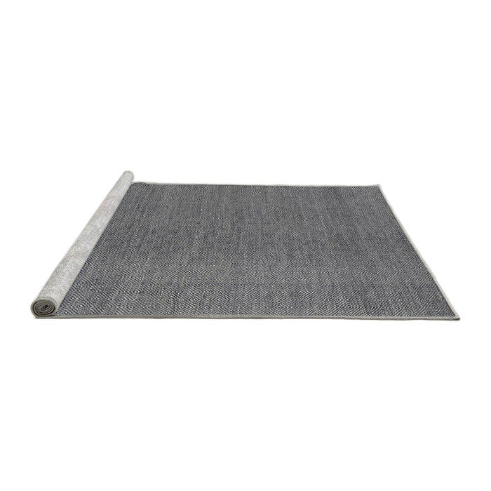 Serging Thickness of Machine Washable Contemporary Dark Gray Rug, wshcon2073