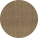 Round Machine Washable Abstract Brown Contemporary Rug, wshcon2073brn