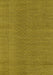 Abstract Yellow Contemporary Rug, con2073yw