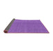 Sideview of Abstract Purple Contemporary Rug, con2073pur