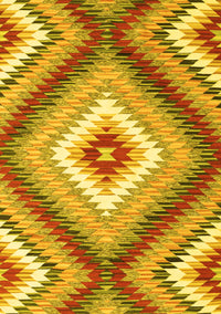 Southwestern Yellow Country Rug, con2074yw