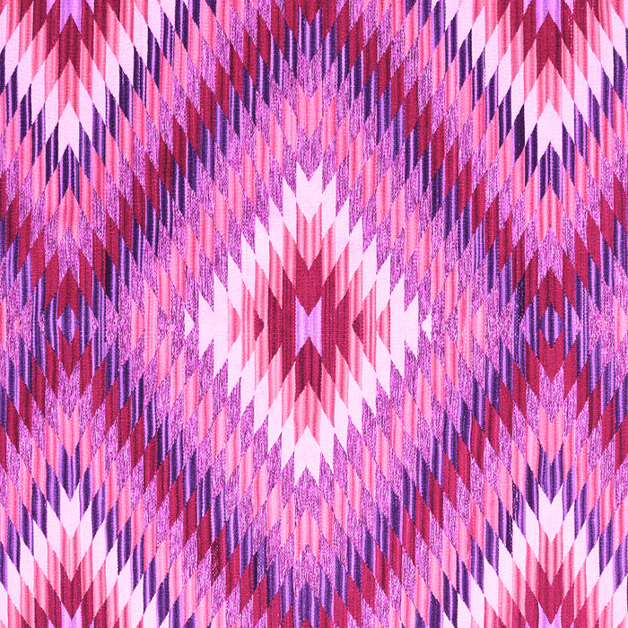 Square Southwestern Pink Country Rug, con2074pnk